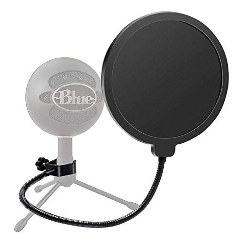  [아마존베스트]Haquno Microphone pop protection mic wind protection foam windscreen pop filter for Blue Yeti, MXL, Audio Technica and other microphones