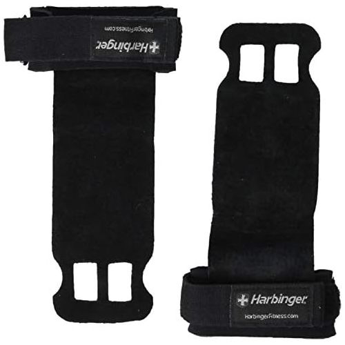  [아마존베스트]Harbinger Leather Palm Grips for Weight Lifting Hand Protection