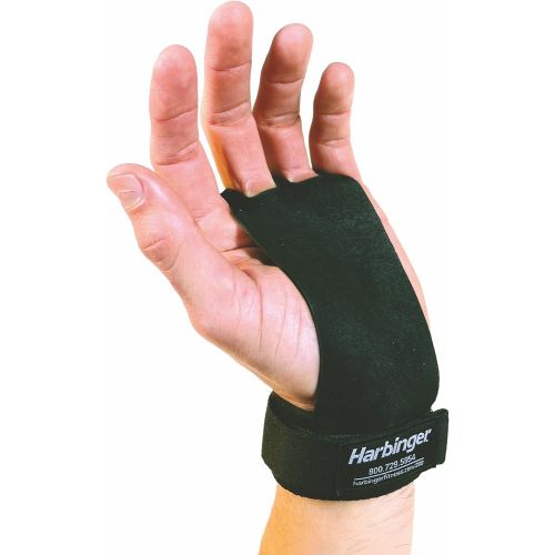  [아마존베스트]Harbinger Leather Palm Grips for Weight Lifting Hand Protection