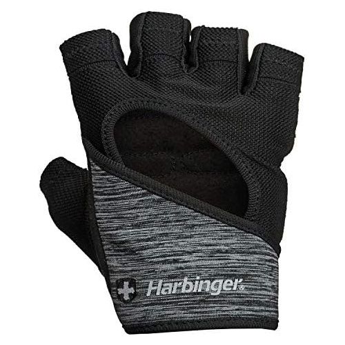  [아마존베스트]Harbinger Womens FlexFit Wash and Dry Weightlifting Gloves with Padded Leather Palm (1 Pair)