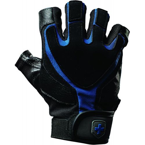  [아마존베스트]Harbinger Training Grip Non-Wristwrap Weightlifting Gloves with TechGel-Padded Leather Palm (Pair)