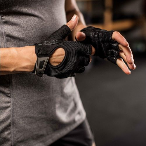  [아마존베스트]Harbinger Womens Power Weightlifting Gloves with StretchBack Mesh and Leather Palm (Pair) (2017 Model)