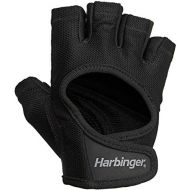 [아마존베스트]Harbinger Womens Power Weightlifting Gloves with StretchBack Mesh and Leather Palm (1 Pair)
