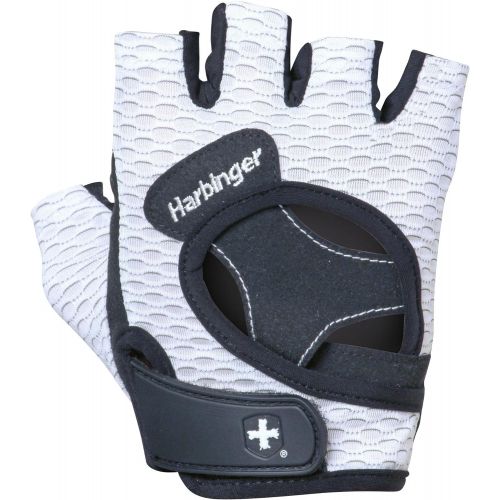  [아마존베스트]Harbinger Womens Flexfit Wash and Dry Weightlifting Gloves with Padded Leather Palm (Pair) (2017 Model)