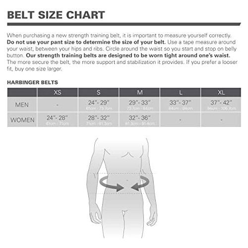  Harbinger Womens Nylon Weightlifting Belt with Flexible Ultralight Foam Core