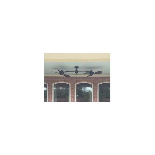  Harbor Breeze Twin Breeze Ii 74-in Oil-rubbed Bronze Outdoor Downrod Ceiling Fan