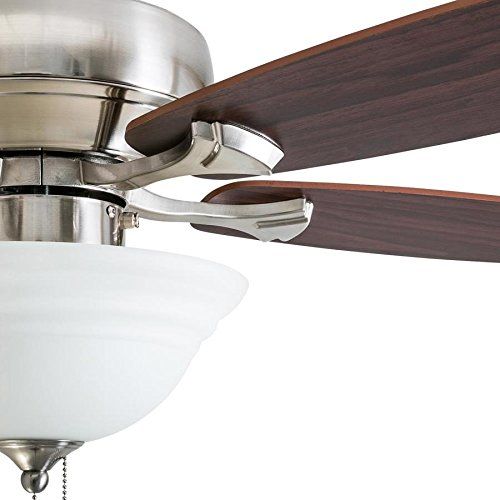  Harbor Breeze Penticton 44-in Brushed Nickel Indoor Ceiling Fan with Light Kit