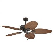 Harbor Breeze Tilghman 52-in Aged Bronze Downrod or Close Mount Indoor/Outdoor Ceiling Fan