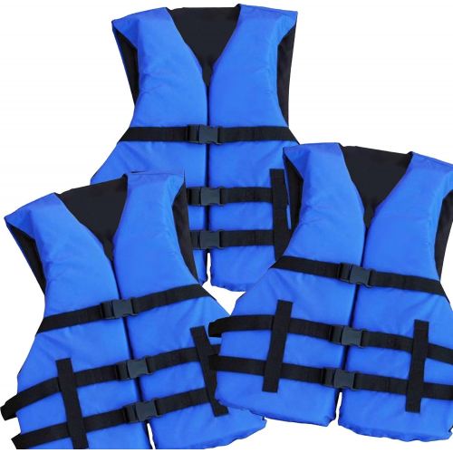  Hardcore Water Sports Adult Life Jacket PFD USCG Type III Universal Boating Ski Vest New