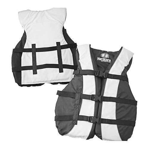  Hardcore Life Jacket 2 Pack Paddle Vest for Adults; Coast Guard Approved Type III PFD Life Vest Flotation Device; Jet ski, Wakeboard, Hardshell Kayak Life Jacket; Ideal Extra Pontoon Boat Life Jacket