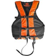 High Visibility Youth Life Jacket Vest with Additional Leg Strap Orange | USCG Approved PFD