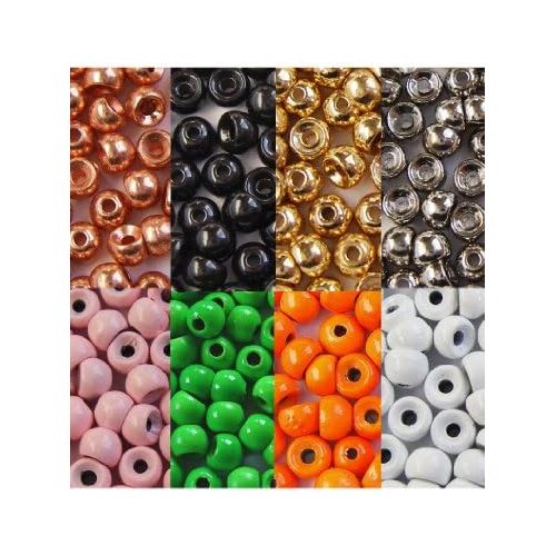  [아마존베스트]Hareline 20x TUNGSTEN beads4.0mm5/32(0,45g)Choice of ColorsFor fly tying