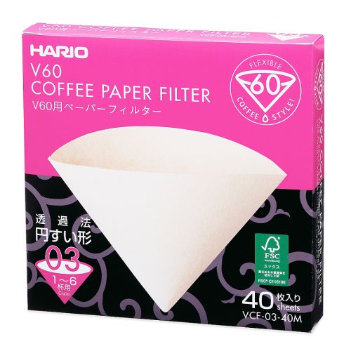  Hario Paper Filter for 03 V60 Dripper