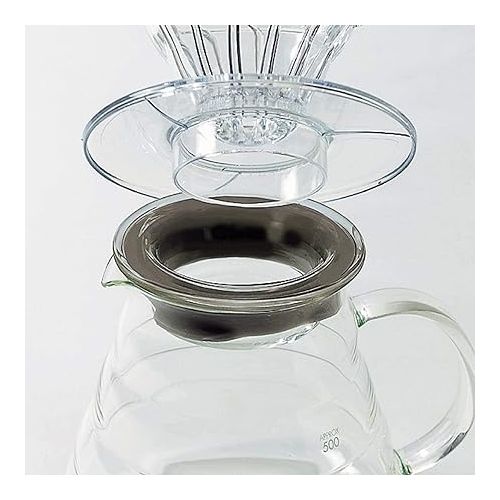  Hario V60 Glass Range Coffee Server, 800ml, International Packaging