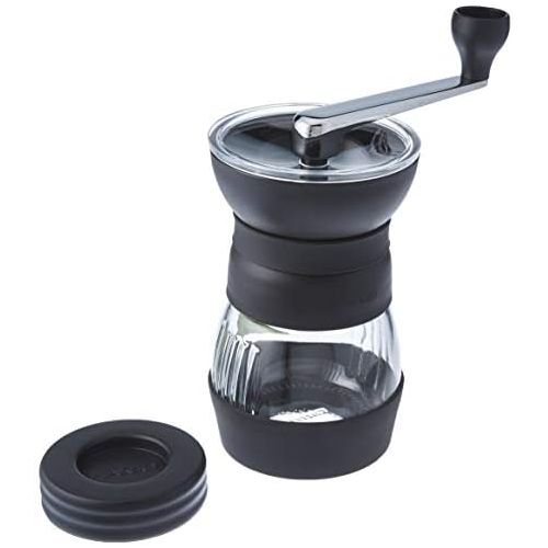  Hario MMCS-2B Skerton Pro Kaffeemuehle, Glas, Schwarz