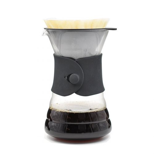  Hario VD 700ml V60Drip Dekanter Pourover Coffee Brewer Server fuer 23Tassen, Transparent