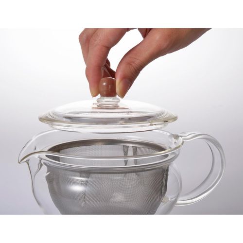  Hario 700 ml Fukami Tea Pot, Transparent