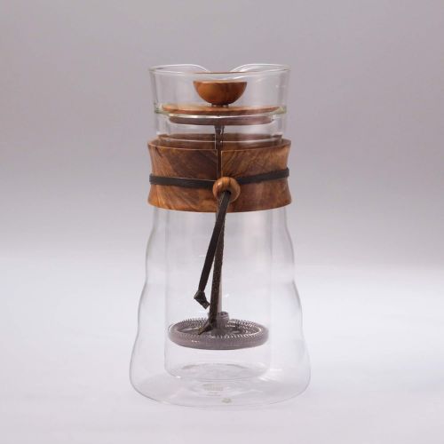  Hario Kaffeezubereiter, Glas, Holz, 2 Tassen