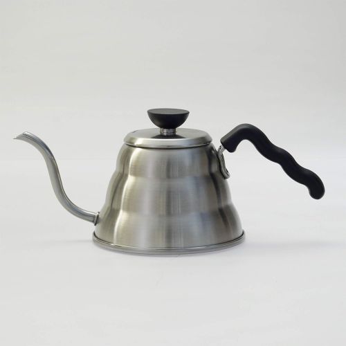  [아마존베스트]Hario Gooseneck Coffee Kettle Buono, Stovetop, 1.0L, Stainless Steel, Silver