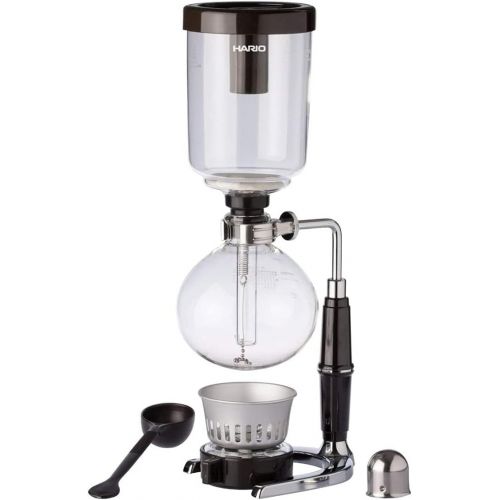  Hario Technica 3-Cup Coffee Siphon (360ml) with Drip Coffee Scale and Timer Bundle (2 Items)