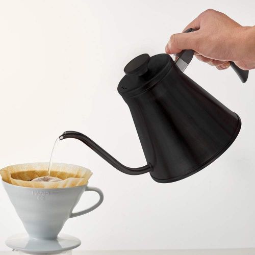  [아마존베스트]hario Coffee Kettle 0.8l Matte Black Hario V60Drip Kettle, Fitness, VKF-120-MB