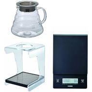 Hario V60 Series Drip Station, Scale and Glass Kettle All Sold Together