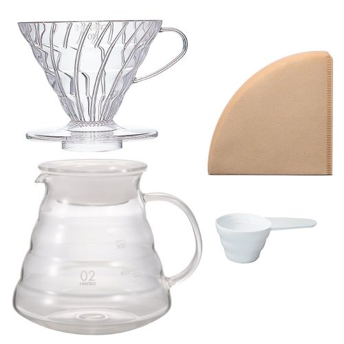  Hario V60 Complete Coffee Brewing Set - Scale, Brewer Set & Stand