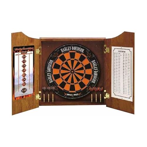  Harley-Davidson® 61995 Bar and Shield Dartboard Cabinet Kit