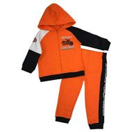 Harley-Davidson Baby Boys 2-Piece Fleece Jogger Set, Orange & Black 2063811