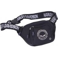 Harley-Davidson Willie G Skull Logo Belt Bag, Water-Resistant, Black 99426-SKULL