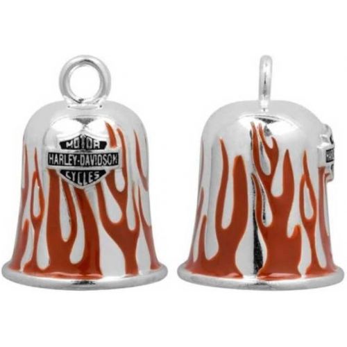  Harley-Davidson Red Flames Bar & Shield Ride Bell HRB030