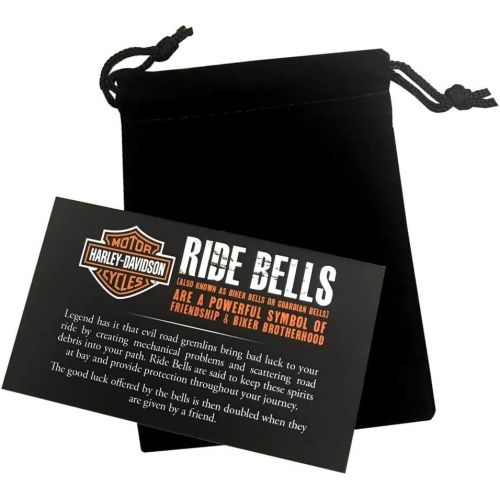  Harley-Davidson Guardian Angel Ride Bell, Durable Zinc, Silver HRB071