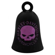 Harley-Davidson Willie G Skull Ride Bell, Black & Pink, Durable Zinc HRB060