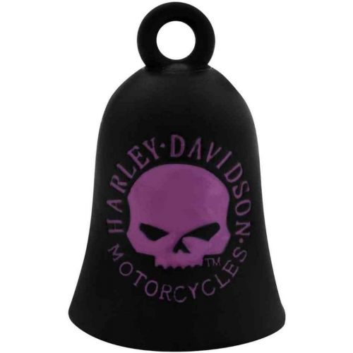  Harley-Davidson Willie G Skull Ride Bell, Black & Pink, Durable Zinc HRB060