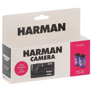 Harman Ilford Reusable Film Camera with Flash and Two Kentmere 400 35mm Film Rolls (36 Exposures)