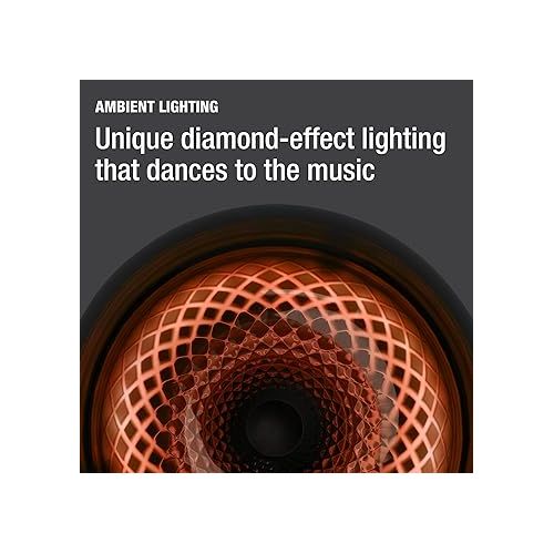  Harman Kardon Aura Studio 4 - Bluetooth Home Speaker - Superior Sound Performance - 5 Diamond-Effect Lighting Themes - Made with Recycled Materials