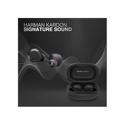  harman/kardon Fly True Wireless IE Headphones Black (Renewed)