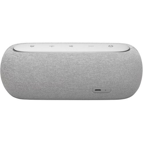  Harman Kardon Luna Speaker- Portable Bluetooth Speaker, IP67 Waterproof and Dustproof with Built in Battery (Grey)