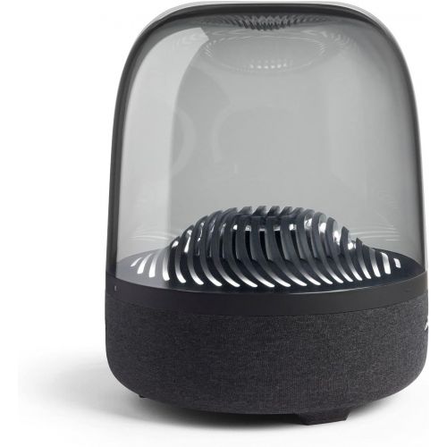  Harman Kardon Aura Studio 3 - Elegant, BT Wireless Speaker with Premium Design and Ambient Lighting- Black