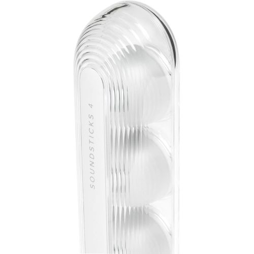  Harman Kardon HK SoundSticks 4-2.1 Bluetooth Speaker System with Deep Bass and Inspiring Industrial Design (White)