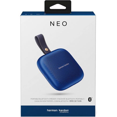  Harman Kardon Neo - Portable Bluetooth Speaker with Strap - Blue