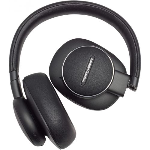  Harman Kardon Fly ANC Wireless Bluetooth Over-Ear Headphones with Active Noise Cancelling - Google Voice Assistant - Alexa Built-in (Retail Packaging)