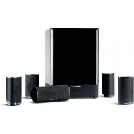 [아마존베스트]Harman Kardon HKTS-15 5.1 High-Performance, 6-Piece Home Theater Speaker System (Black Gloss) (Discontinued by Manufacturer)
