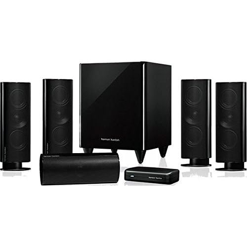  Harman Kardon HKTS 16 5.1 Channel Speaker System for Surround Sound Black