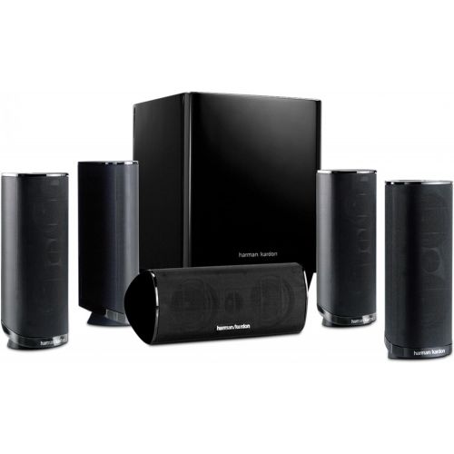  [아마존베스트]Harmon Kardon Harman Kardon HKTS 16BQ 5.1 Channel Home Theater Speaker Package (Black)