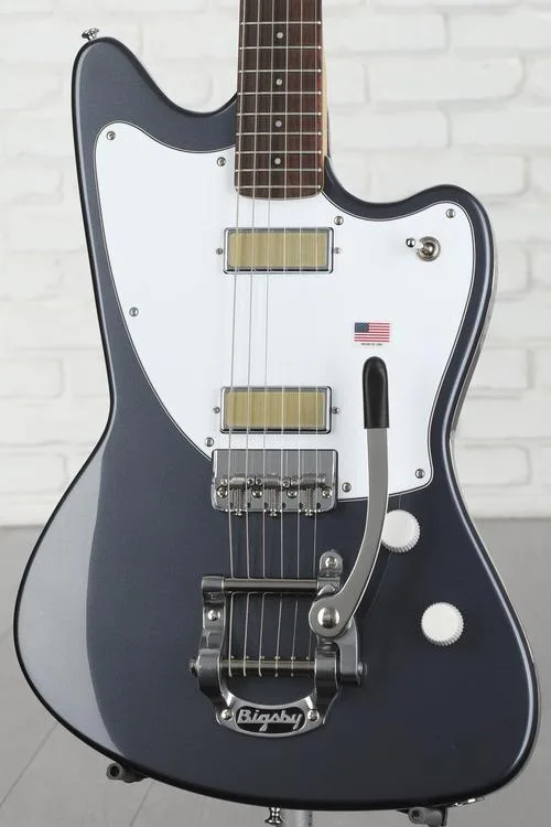 Harmony Silhouette Electric Guitar with Bigsby - Slate with Rosewood Fingerboard Demo