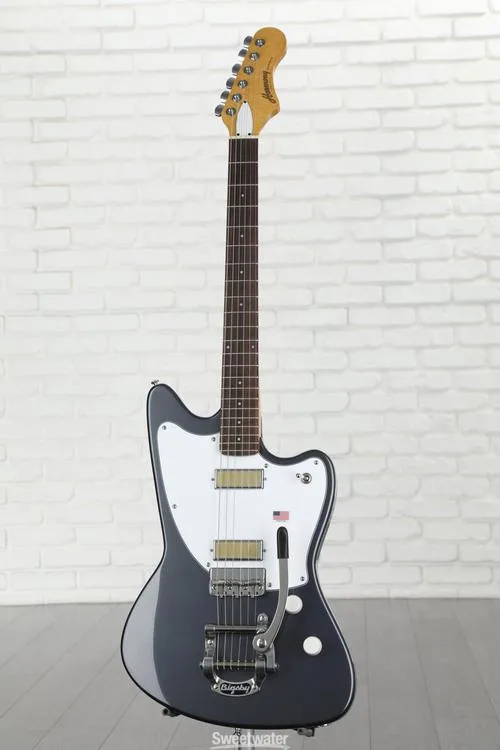  Harmony Silhouette Electric Guitar with Bigsby - Slate with Rosewood Fingerboard Demo