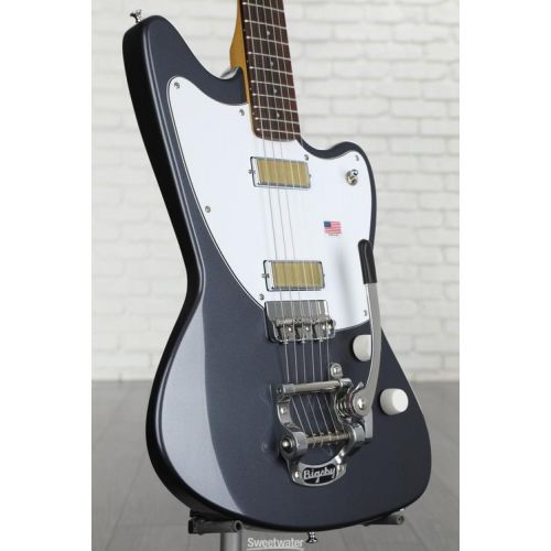  Harmony Silhouette Electric Guitar with Bigsby - Slate with Rosewood Fingerboard Demo