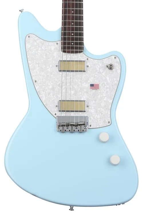 Harmony Factory Special Silhouette Electric Guitar - Sonic Blue with Rosewood Fingerboard