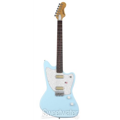  Harmony Factory Special Silhouette Electric Guitar - Sonic Blue with Rosewood Fingerboard